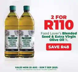 Food Lover's Market Food Lover’s Blended Seed & Extra Virgin Olive Oil 1L offer
