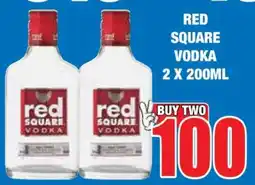 Boxer RED SQUARE VODKA 2 x 200ML offer