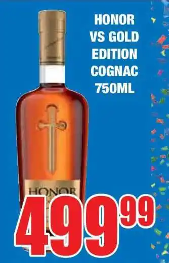 Boxer HONOR VS GOLD EDITION COGNAC 750ML offer