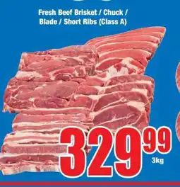 Boxer Fresh Beef Brisket / Chuck / Blade / Short Ribs (Class A) offer