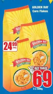 Boxer GOLDEN RAY Corn Flakes offer