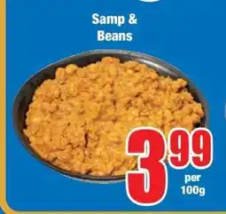 Boxer Samp & Beans offer