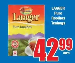 Boxer Laager Pure Rooibos Teabags offer
