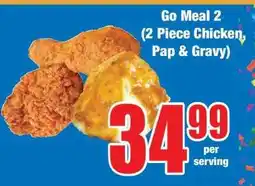 Boxer Go Meal 2 (2 Piece Chicken, Pap & Gravy) offer