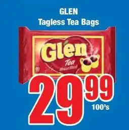 Boxer GLEN Tagless Tea Bags offer