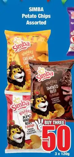 Boxer SIMBA Potato Chips Assorted offer