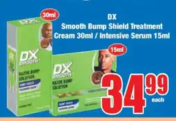 Boxer DX Smooth Bump Shield Treatment Cream 30ml / Intensive Serum 15ml offer