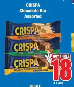 Boxer CRISPA Chocolate Bar Assorted offer