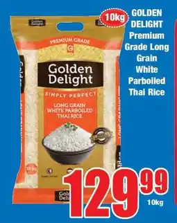 Boxer GOLDEN DELIGHT Premium Grade Long Grain White Parboiled Thai Rice offer