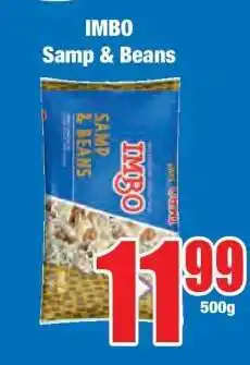 Boxer IMBO SAMP & BEANS offer