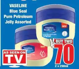 Boxer VASELINE Blue Seal Pure Petroleum Jelly Assorted offer