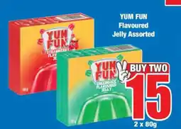 Boxer YUM FUN Flavoured Jelly Assorted offer