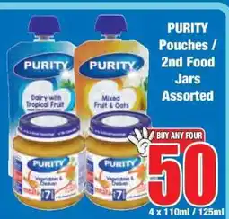 Boxer PURITY Pouches / 2nd Food Jars Assorted offer