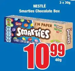 Boxer Nestlé Smarties Chocolate Box offer