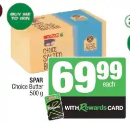 Spar SPAR Choice Butter offer