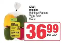 Spar SPAR freshline Rainbow Peppers Value Pack offer