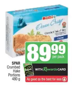 Spar SPAR Crumbed Hake Portions offer