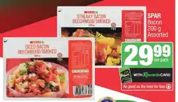 Spar SPAR Bacon 200 g Assorted offer