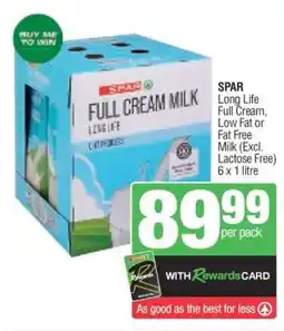Spar SPAR Full Cream Milk offer