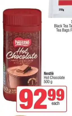 Spar Nestlé Hot Chocolate offer