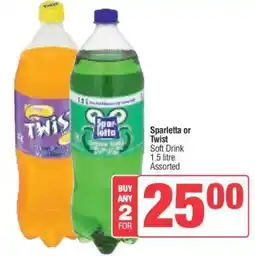 Spar SPARLETTA OR TWIST offer