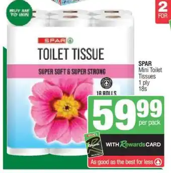 Spar SPAR Mini Toilet Tissues offer