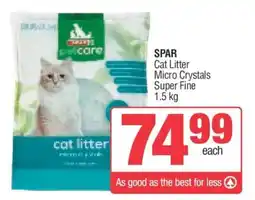Spar SPAR Cat Litter offer