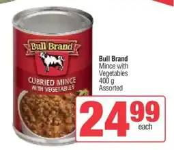 Spar BULL BRAND MINCE WITH VEGETABLES offer
