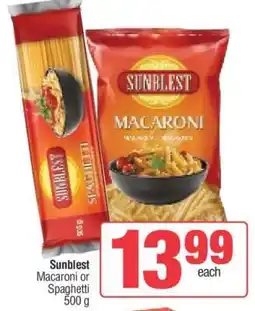 Spar Sunblest Macaroni or Spaghetti offer