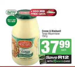Spar CROSSE & BLACKWELL TANGY MAYONNAISE offer