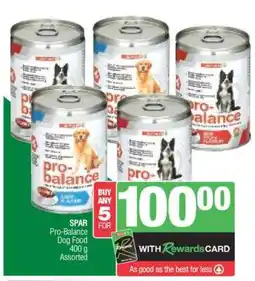 Spar SPAR Pro-Balance Dog Food offer
