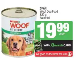 Spar SPAR Woof Dog Food offer