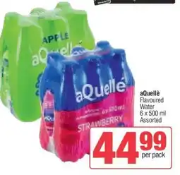 Spar aQuellé Flavoured Water offer