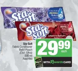 Spar Sta-Soft Fabric Conditioner Refill Pouch offer