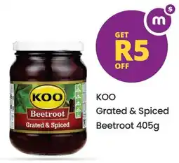 Shoprite KOO Grated & Spiced Beetroot offer