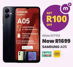 Shoprite Samsung Galaxy A05 offer
