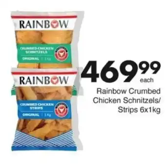 Save Hyper Rainbow Crumbed Chicken Schnitzels/ Strips offer