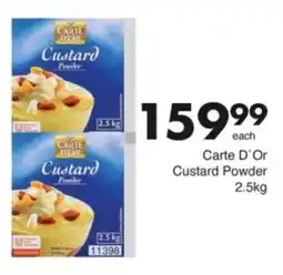 Save Hyper Carte D'Or Custard Powder offer