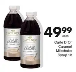 Save Hyper Carte D'Or Caramel Milkshake Syrup offer