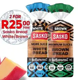 Take 'n Pay Sasko Bread White/ Brown offer