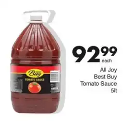 Save Hyper All Joy Best Buy Tomato Sauce offer