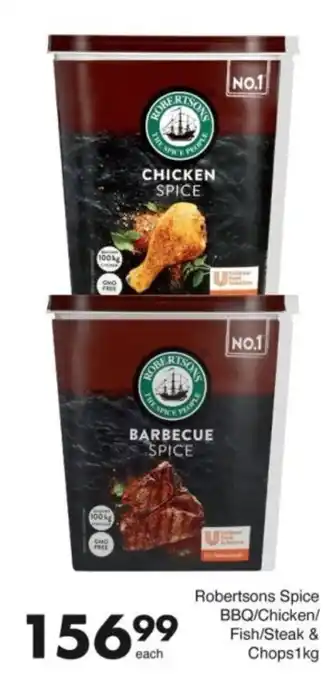Save Hyper Robertsons Spice BBQ/ Chicken/ Fish/ Steak & Chops offer