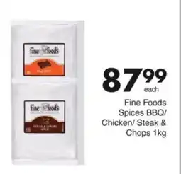Save Hyper Fine Foods Spices BBQ/ Chicken/ Steak & Chops offer