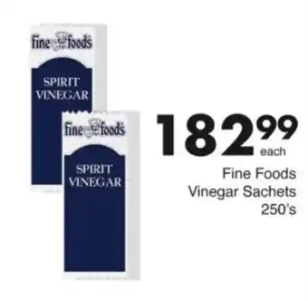 Save Hyper Fine Foods Vinegar Sachets offer