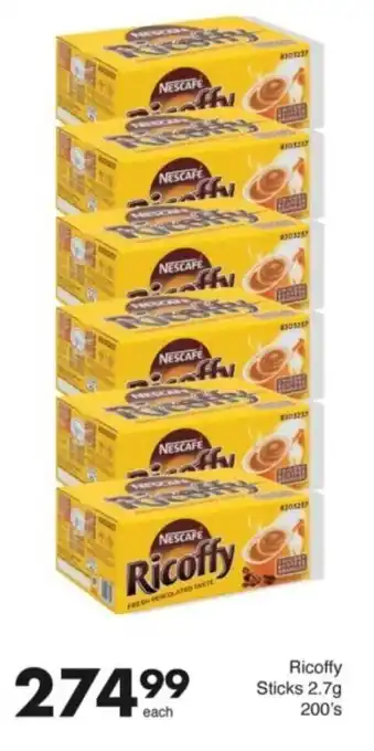 Save Hyper Nescafe Ricoffy Sticks offer