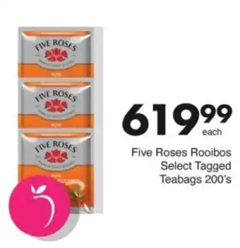 Save Hyper Five Roses Rooibos Select Tagged Teabags offer