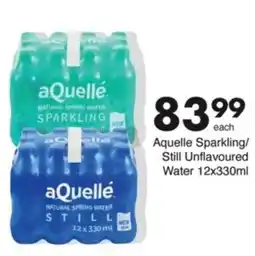 Save Hyper Aquelle Sparkling/ Still Unflavoured Water offer