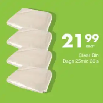 Save Hyper Clear Bin Bags 25mic offer