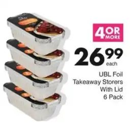 Save Hyper UBL Foil Takeaway Storers With Lid offer