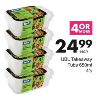 Save Hyper UBL Takeaway Tubs offer